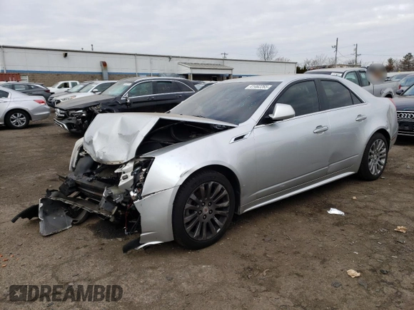 2012 Cadillac CTS with VIN 1G6DM5E33C0133056, listed as a Copart auction lot 41462265 with 190,349 mi miles and Salvage Title. Bid and sale history available at DreamBid. Image 1.