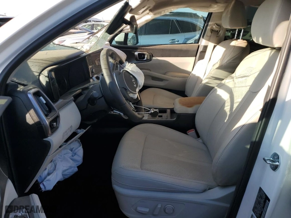 2023 Kia Sorento Hybrid EX with VIN KNDRHDLG6P5194174, listed as a Copart auction lot 66587714 with 0 mi miles and Salvage Title. Bid and sale history available at carsss.com. Image 7.