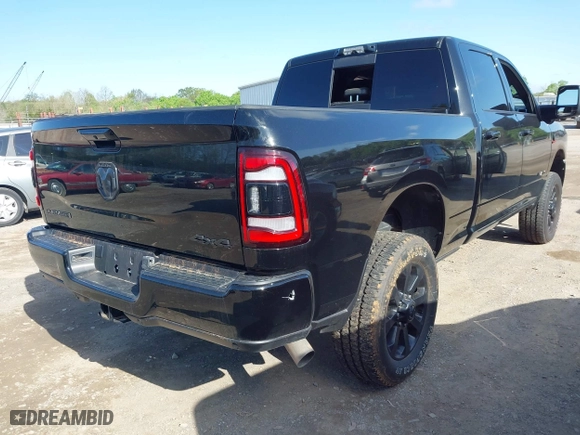 2024 Ram 2500 Laramie with VIN 3C6UR5FL4RG112791, listed as a IAAI auction lot 41947212 with 1 mi miles. Bid and sale history available at carsss.com. Image 4.