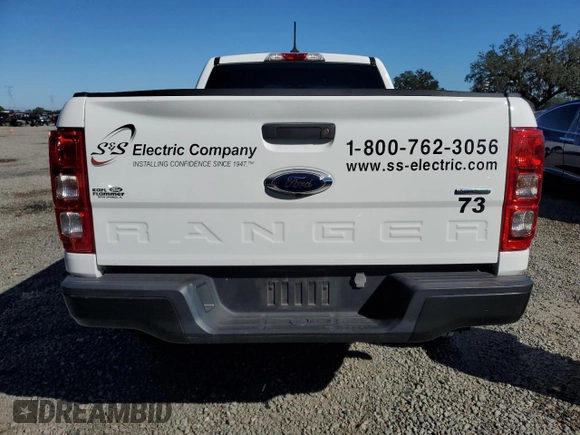 2019 Ford Ranger XL with VIN 1FTER1EH2KLA95050, listed as a Copart auction lot 81901134 with 115,650 mi miles and Non Repairable. Bid and sale history available at carsss.com. Image 6.