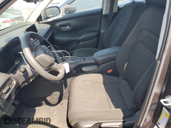2023 Honda HR-V LX with VIN 3CZRZ2H30PM707821, listed as a Copart auction lot 59532385 with 44,385 mi miles and Salvage title. Bid and sale history available at DreamBid. Image 7.