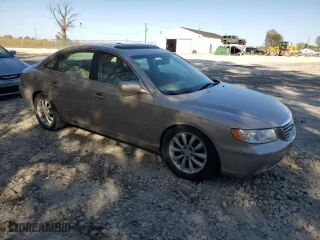 2006 Hyundai Azera SE with VIN KMHFC46F36A049549, listed as a Copart auction lot 75206174 with 82,617 mi miles and Salvage Title. Bid and sale history available at carsss.com. Image 4.