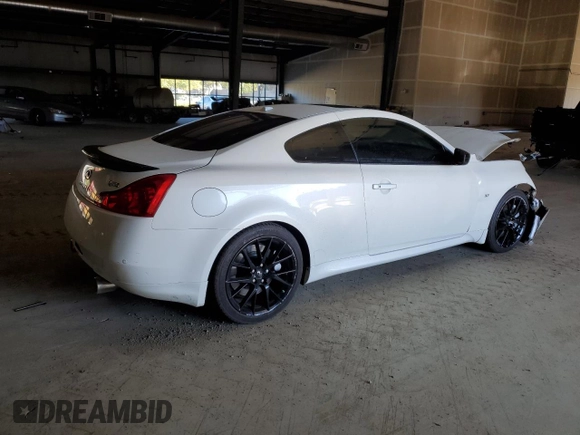 2015 Infiniti Q60 S Limited with VIN JN1CV6EK0FM870380, listed as a Copart auction lot 75019264 with 37,189 mi miles and Salvage title. Bid and sale history available at DreamBid. Image 3.
