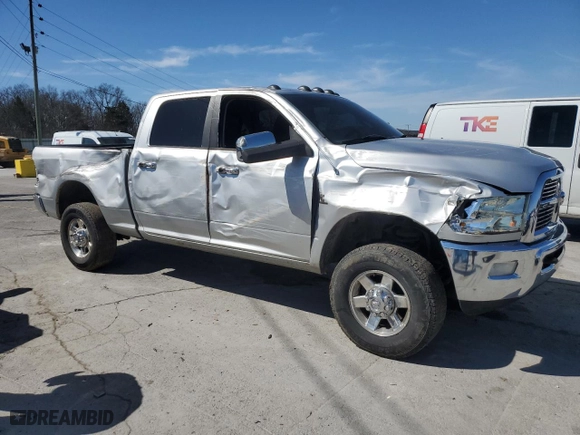 2011 Ram 2500 SLT with VIN 3D7UT2CL2BG504080, listed as a Copart auction lot 49281575 with 208,305 mi miles and Salvage Title. Bid and sale history available at carsss.com. Image 4.