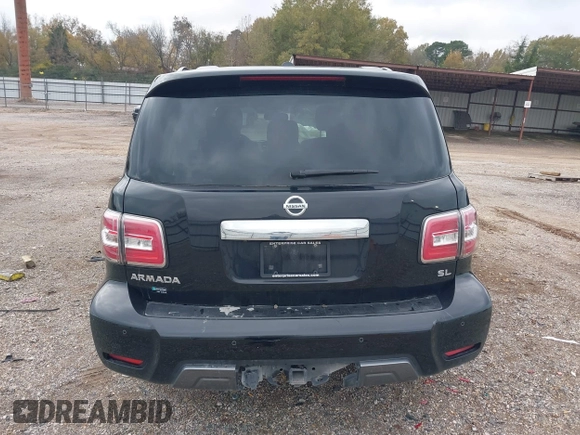 2020 Nissan Armada SV with VIN JN8AY2ND3LX016455, listed as a IAAI auction lot 41015514 with 109,562 mi miles. Bid and sale history available at carsss.com. Image 17.