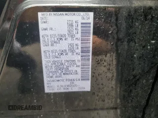2014 Nissan Pathfinder S with VIN 5N1AR2MM7EC708654, listed as a Copart auction lot 64070845 with 142,368 mi miles and Clean title. Bid and sale history available at DreamBid. Image 13.