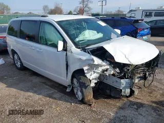 2019 Dodge Grand Caravan SXT with VIN 2C4RDGCG5KR758521, listed as a IAAI auction lot 41902760 with 133,994 mi miles and . Bid and sale history available at DreamBid. Image 1.