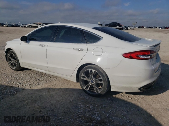 2017 Ford Fusion Titanium with VIN 3FA6P0K92HR335392, listed as a Copart auction lot 47507844 with 125,292 mi miles and Salvage Title. Bid and sale history available at carsss.com. Image 2.