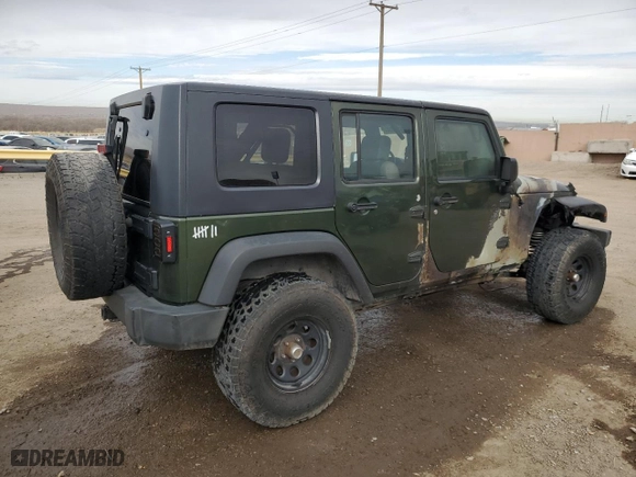 2007 Jeep Wrangler Unlimited X with VIN 1J4GA39197L181305, listed as a Copart auction lot 45928555 with 0 mi miles and Salvage Title. Bid and sale history available at carsss.com. Image 3.
