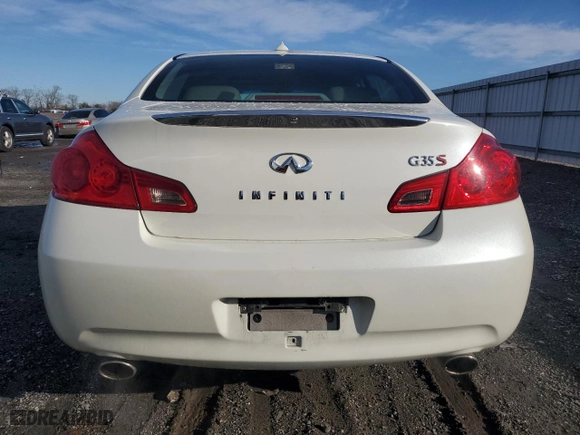 2008 Infiniti G35 Sedan Journey with VIN JNKBV61E28M210562, listed as a Copart auction lot 44329355 with 146,206 mi miles and Clean Title. Bid and sale history available at carsss.com. Image 6.