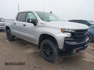 2022 Chevrolet Silverado 1500 LT Trail Boss with VIN 1GCPYFEL3NZ232477, listed as a IAAI auction lot 41493600 with 46,070 mi miles and . Bid and sale history available at DreamBid. Image 1.