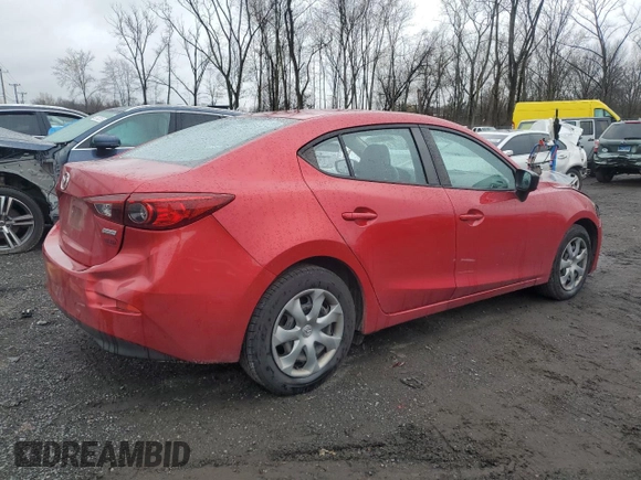 2014 Mazda 3 i SV with VIN JM1BM1T73E1194651, listed as a Copart auction lot 52598885 with 110,839 mi miles and Salvage Title. Bid and sale history available at DreamBid. Image 3.