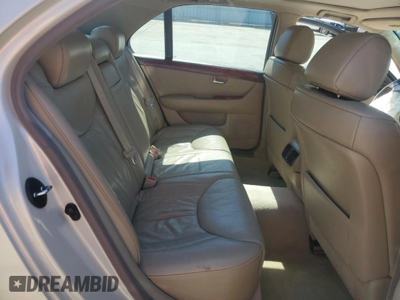 2002 Lexus LS 430 z VIN JTHBN30F620077425, wystawiony jako Copart lot #54665525 z przebiegiem 275 480 mil mil oraz Szkoda całkowita • Salvage title. Historia ofert i sprzedaży dostępna na DreamBid. Obrazek 10.
