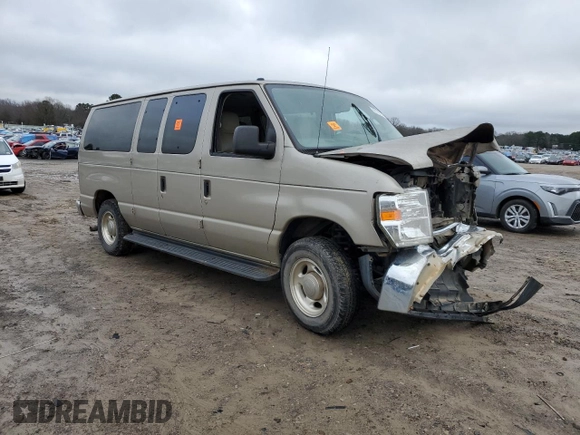 2012 Ford Econoline Wagon XL with VIN 1FMNE1BL4CDB12216, listed as a Copart auction lot 86179764 with 0 mi miles and Salvage Title. Bid and sale history available at carsss.com. Image 4.