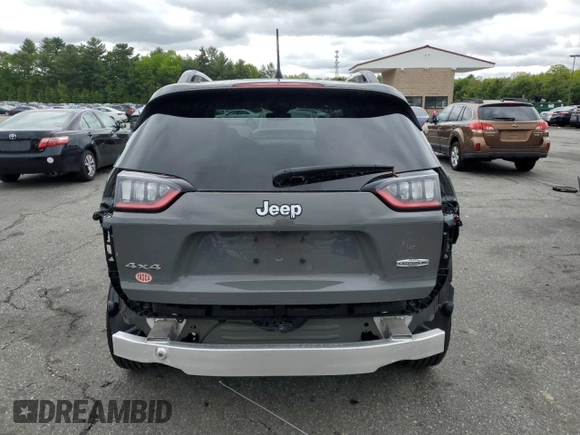 2022 Jeep Cherokee Latitude Lux with VIN 1C4PJMMN6ND547489, listed as a Copart auction lot 56833935 with 21,109 mi miles and Salvage title. Bid and sale history available at DreamBid. Image 6.