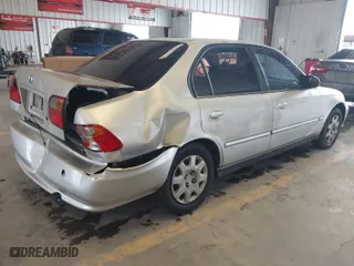 2000 Honda Civic VP with VIN 2HGEJ6614YH524394, listed as a IAAI auction lot 41709806 with 205,197 mi miles. Bid and sale history available at carsss.com. Image 4.