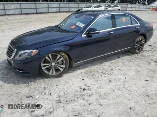 2015 Mercedes-Benz S 550 with VIN WDDUG8CB9FA157379, listed as a Copart auction lot 56867245 with 64,665 mi miles and Salvage title. Bid and sale history available at DreamBid. Image 1.