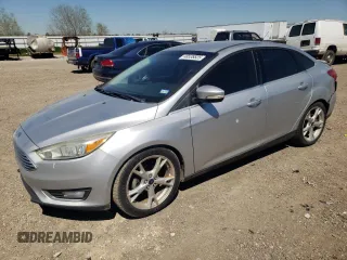 2015 Ford Focus Titanium with VIN 1FADP3J2XFL334046, listed as a Copart auction lot 48538825 with 98,322 mi miles and Non Repairable. Bid and sale history available at carsss.com. Image 1.