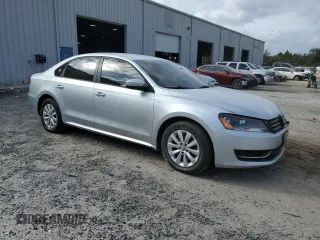 2014 Volkswagen Passat S with VIN 1VWAS7A30EC092486, listed as a Copart auction lot 87487514 with 15,800 mi miles and Salvage Title. Bid and sale history available at carsss.com. Image 4.