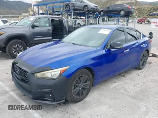 2014 Infiniti Q50 with VIN JN1BV7AP6EM689012, listed as a IAAI auction lot 42063216 with 114,785 mi miles and . Bid and sale history available at DreamBid. Image 17.