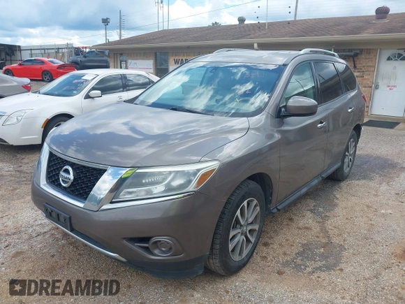 2014 Nissan Pathfinder SL with VIN 5N1AR2MN2EC626243, listed as a IAAI auction lot 42245501 with 146,367 mi miles and . Bid and sale history available at DreamBid. Image 2.
