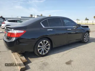 2013 Honda Accord Sport with VIN 1HGCR2F59DA000744, listed as a Copart auction lot 54780135 with 135,850 mi miles and Salvage Title. Bid and sale history available at DreamBid. Image 3.