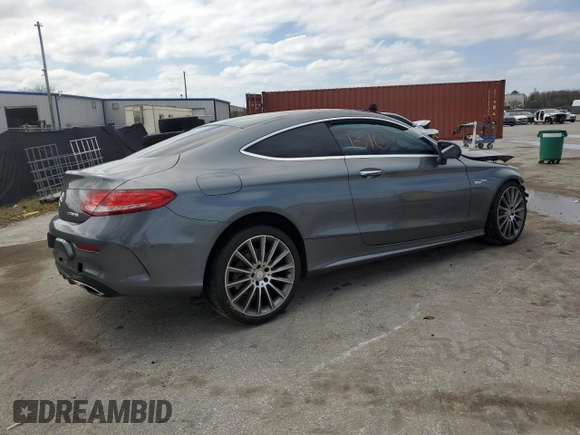 2017 Mercedes-Benz C 300 with VIN WDDWJ4JB3HF331586, listed as a Copart auction lot 46244895 with 63,792 mi miles and Salvage Title. Bid and sale history available at carsss.com. Image 3.
