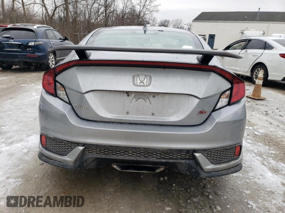 2020 Honda Civic Si Coupe with VIN 2HGFC3A51LH754314, listed as a Copart auction lot 45032845 with 62,815 mi miles and Salvage Title. Bid and sale history available at carsss.com. Image 6.