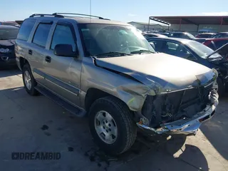 2003 Chevrolet Tahoe LS with VIN 1GNEC13V43R110129, listed as a IAAI auction lot 40929118 with 202,073 mi miles and . Bid and sale history available at DreamBid. Image 1.