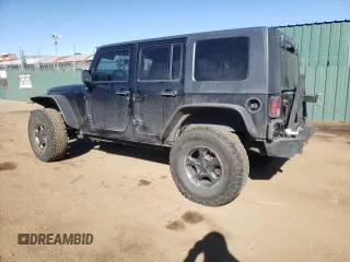2008 Jeep Wrangler Unlimited Rubicon with VIN 1J4GA69108L501632, listed as a Copart auction lot 44007285 with 156,753 mi miles and Salvage Title. Bid and sale history available at carsss.com. Image 2.
