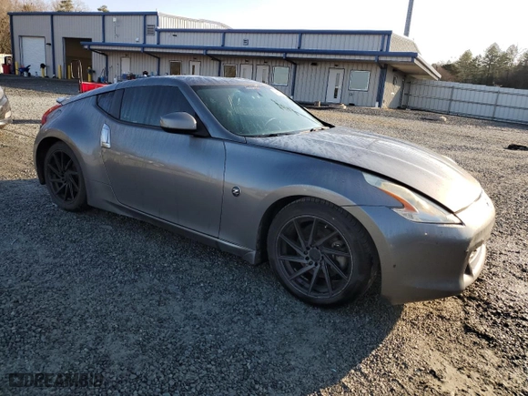 2013 Nissan 370Z with VIN JN1AZ4EH5DM382706, listed as a Copart auction lot 44514175 with 147715 miles and Salvage Title. Bid and sale history available at carsss.com. Image 4.