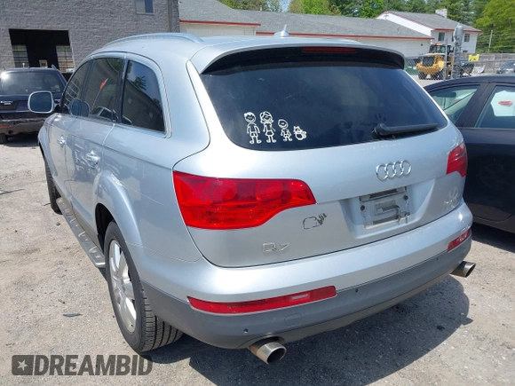 2009 Audi Q7 with VIN WA1AY74L49D008046, listed as a IAAI auction lot 42208999 with 166,855 mi miles and . Bid and sale history available at DreamBid. Image 3.