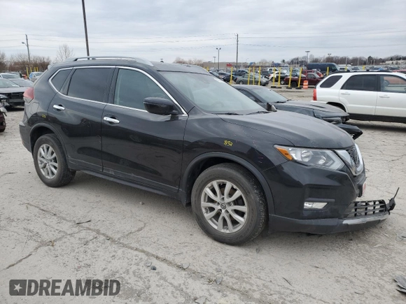 2019 Nissan Rogue SL with VIN 5N1AT2MV6KC741215, listed as a Copart auction lot 47249995 with 45,424 mi miles and Salvage Title. Bid and sale history available at carsss.com. Image 4.