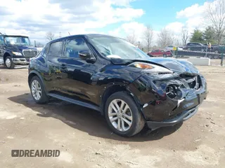 2015 Nissan Juke SV with VIN JN8AF5MV8FT559992, listed as a IAAI auction lot 41838737 with 108,040 mi miles. Bid and sale history available at carsss.com. Image 1.
