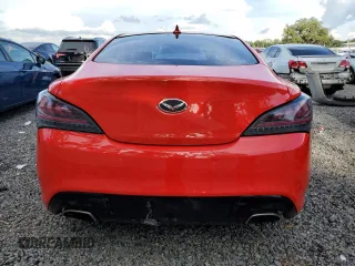 2010 Hyundai Genesis Coupe Grand Touring with VIN KMHHU6KH8AU007233, listed as a Copart auction lot 60843255 with Not provided miles and Salvage title. Bid and sale history available at DreamBid. Image 6.