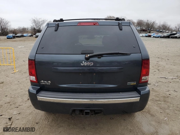 2007 Jeep Grand Cherokee Limited with VIN 1J8HR58P17C642901, listed as a Copart auction lot 48609185 with 153,195 mi miles and Salvage Title. Bid and sale history available at carsss.com. Image 6.