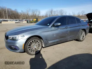2020 BMW 5 Series 530i xDrive z VIN WBAJR7C01LCD80208, wystawiony jako Copart lot #48381955 z przebiegiem 39 677 mil mil oraz Szkoda całkowita • Salvage title. Historia ofert i sprzedaży dostępna na DreamBid. Obrazek 1.