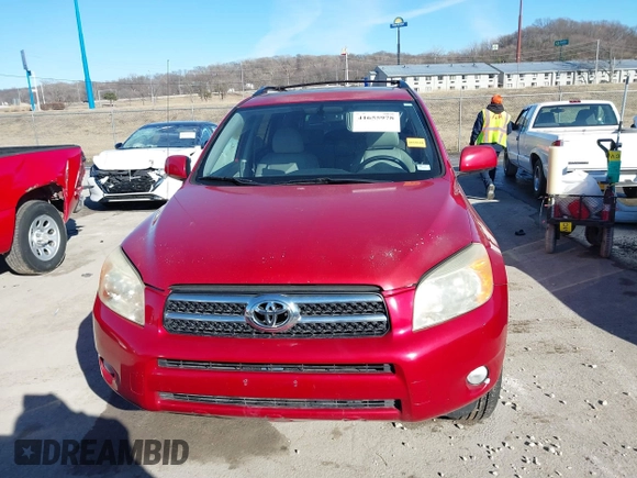 2008 Toyota RAV4 Ltd with VIN JTMZD31V086071330, listed as a IAAI auction lot 41655978 with 223,411 mi miles. Bid and sale history available at carsss.com. Image 12.