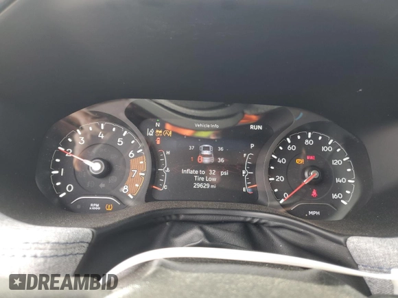 2024 Jeep Compass Latitude с VIN 3C4NJDBN0RT582281, выставлен на аукционе Copart как лот 51135905 с пробегом 29 629 миль миль и Списание • Salvage title. История ставок и продаж доступна на DreamBid. Изображение 9.
