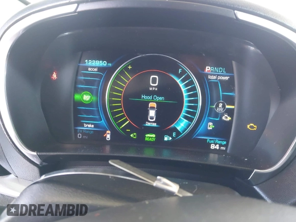 2018 Chevrolet Volt Premier with VIN 1G1RD6S50JU142682, listed as a IAAI auction lot 41837560 with 122,850 mi miles. Bid and sale history available at carsss.com. Image 7.