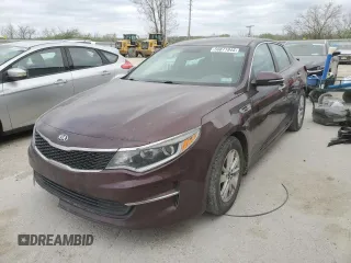 2016 Kia Optima LX with VIN 5XXGT4L35GG112238, listed as a Copart auction lot 50871945 with 155,823 mi miles and Salvage Title. Bid and sale history available at carsss.com. Image 1.