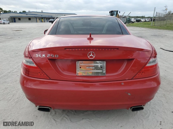 2013 Mercedes-Benz SLK-Class SLK 250 with VIN WDDPK4HA0DF056641, listed as a Copart auction lot 75168244 with NaN miles and Salvage Title. Bid and sale history available at carsss.com. Image 6.