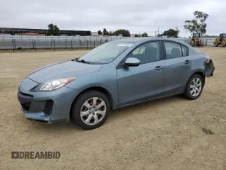 2013 Mazda 3 i SV with VIN JM1BL1TF7D1746774, listed as a Copart auction lot 60718665 with 81,592 mi miles and Salvage title. Bid and sale history available at DreamBid. Image 1.