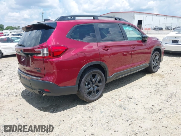 2024 Subaru Ascent Onyx with VIN 4S4WMAHD7R3444141, listed as a IAAI auction lot 42154679 with 20,596 mi miles and . Bid and sale history available at DreamBid. Image 4.