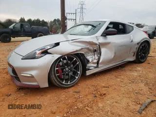 2017 Nissan 370Z with VIN JN1AZ4EH8HM955295, listed as a Copart auction lot 48751535 with 24,714 mi miles and Salvage Title. Bid and sale history available at carsss.com. Image 1.