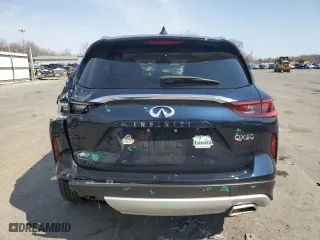 2024 Infiniti QX50 LUXE with VIN 3PCAJ5BB2RF114609, listed as a Copart auction lot 48414935 with 5,776 mi miles and Salvage Title. Bid and sale history available at carsss.com. Image 6.