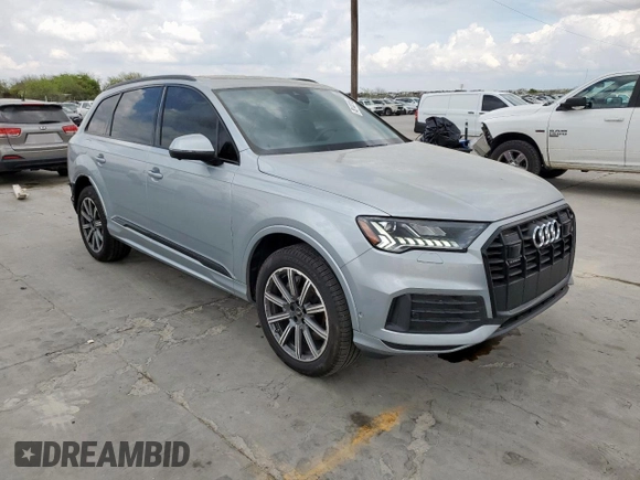 2024 Audi Q7 Premium Plus with VIN WA1LCBF74RD003777, listed as a Copart auction lot 48144115 with 13,659 mi miles and Salvage title. Bid and sale history available at DreamBid. Image 4.