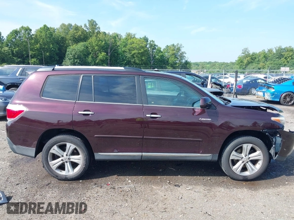 2012 Toyota Highlander Limited with VIN 5TDDK3EHXCS109370, listed as a IAAI auction lot 42603995 with 170,264 mi miles and . Bid and sale history available at DreamBid. Image 14.
