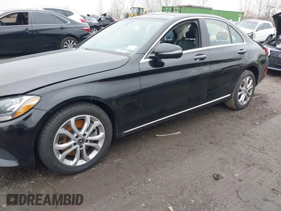2017 Mercedes-Benz C 300 with VIN 55SWF4KB0HU224122, listed as a IAAI auction lot 41128283 with 93,861 mi miles and . Bid and sale history available at carsss.com. Image 2.