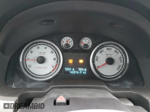 2008 Ford Focus SE with VIN 1FAHP33N28W195802, listed as a Copart auction lot 51786175 with 140,516 mi miles and Salvage Title. Bid and sale history available at carsss.com. Image 9.